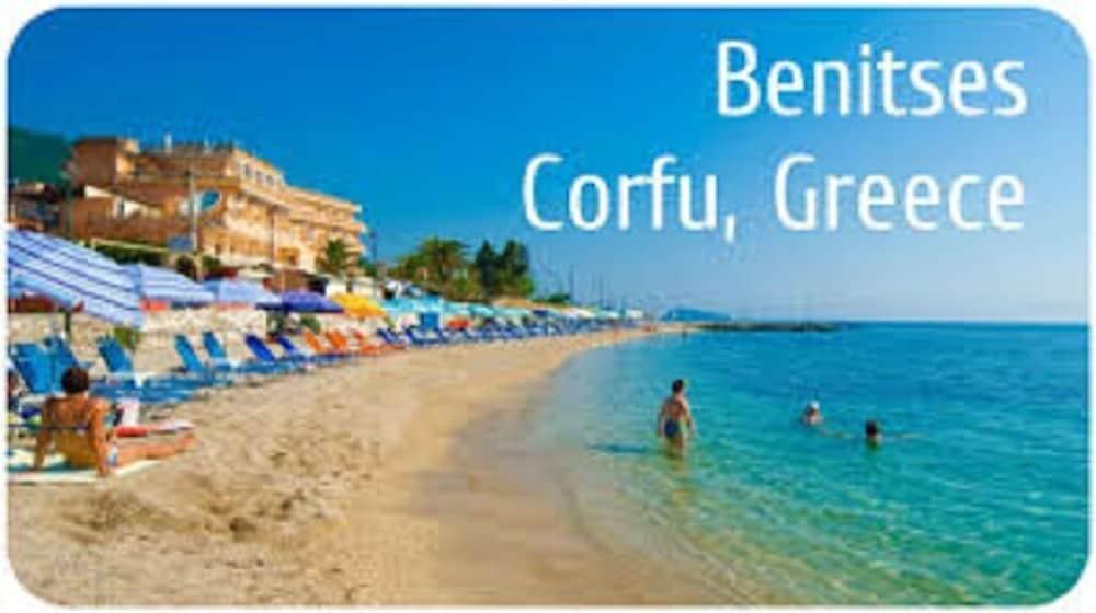 Kerkyra Beach Hotel & Apartments Benitses  Dış mekan fotoğraf